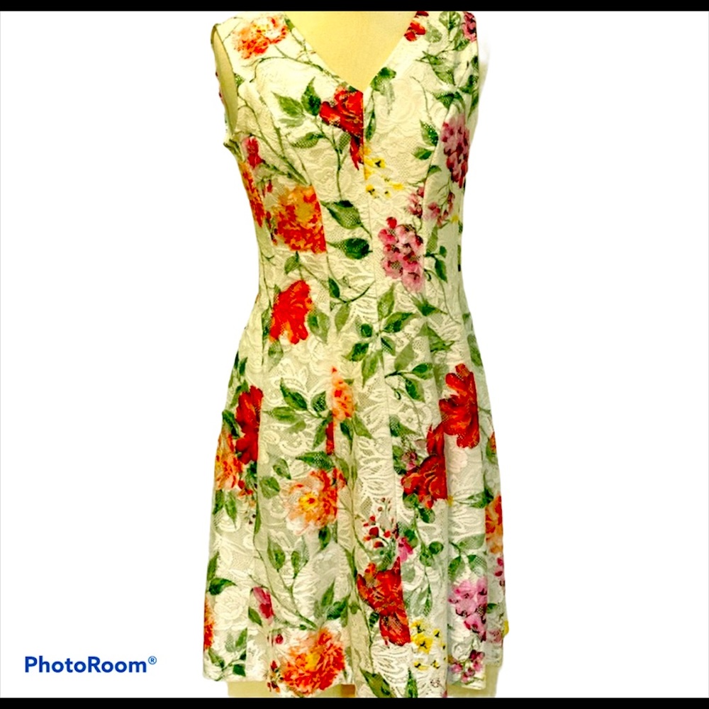 Lace Floral Dress